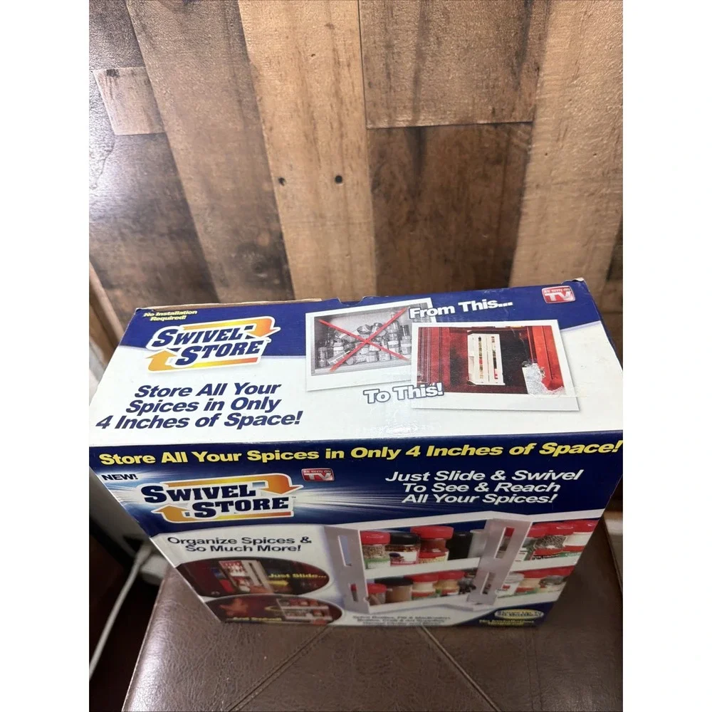 Brand New Swivel Store Organizer Spice Rack Storage System As Seen on TV!!